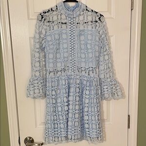 Sassy Blue Lace Dress